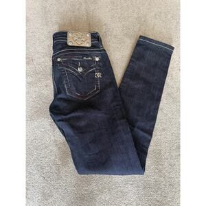 Miss Me Signature Skinny Jeans 27 Embroidered NWOT